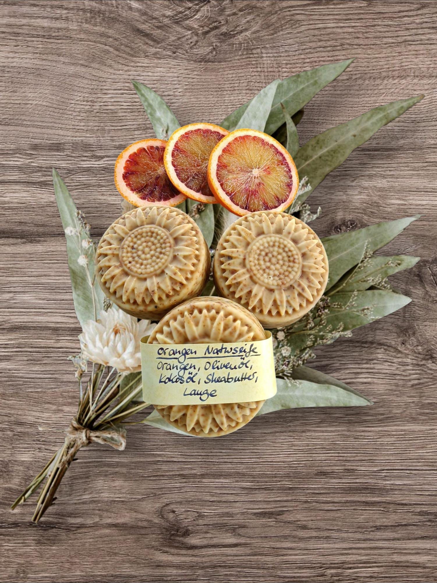 Orangen Naturseife von Etsy - friebelino