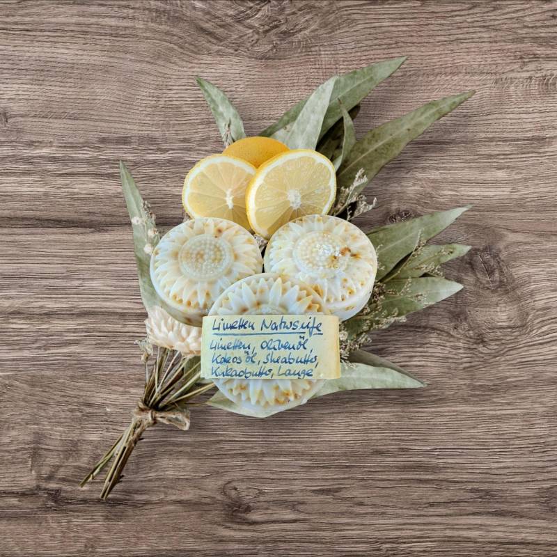 Zitronen Naturseife von Etsy - friebelino