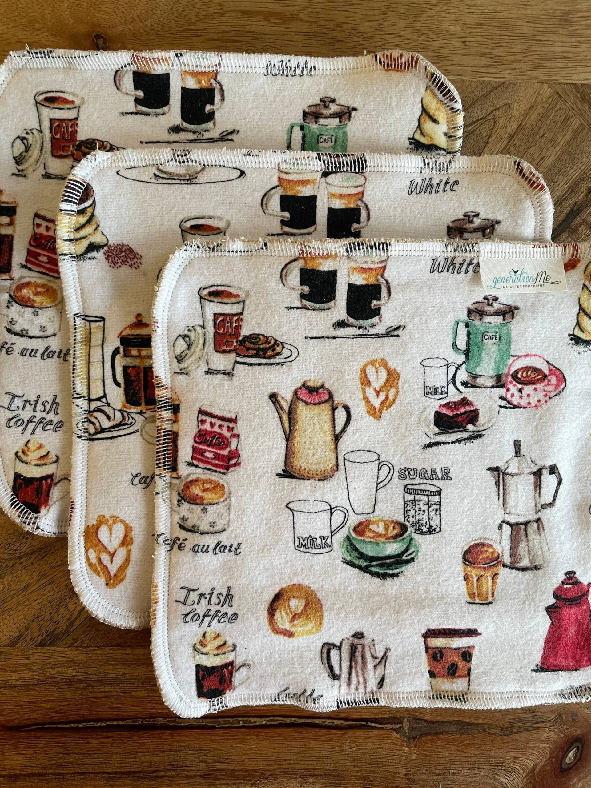 Kaffee Waschlappen, Küchen Oder Bad Dekor, Kaffee-Liebhaber Geschenk, Vintage Kaffeekanne, Espresso, Latte, Geschenk von Etsy - generationMe