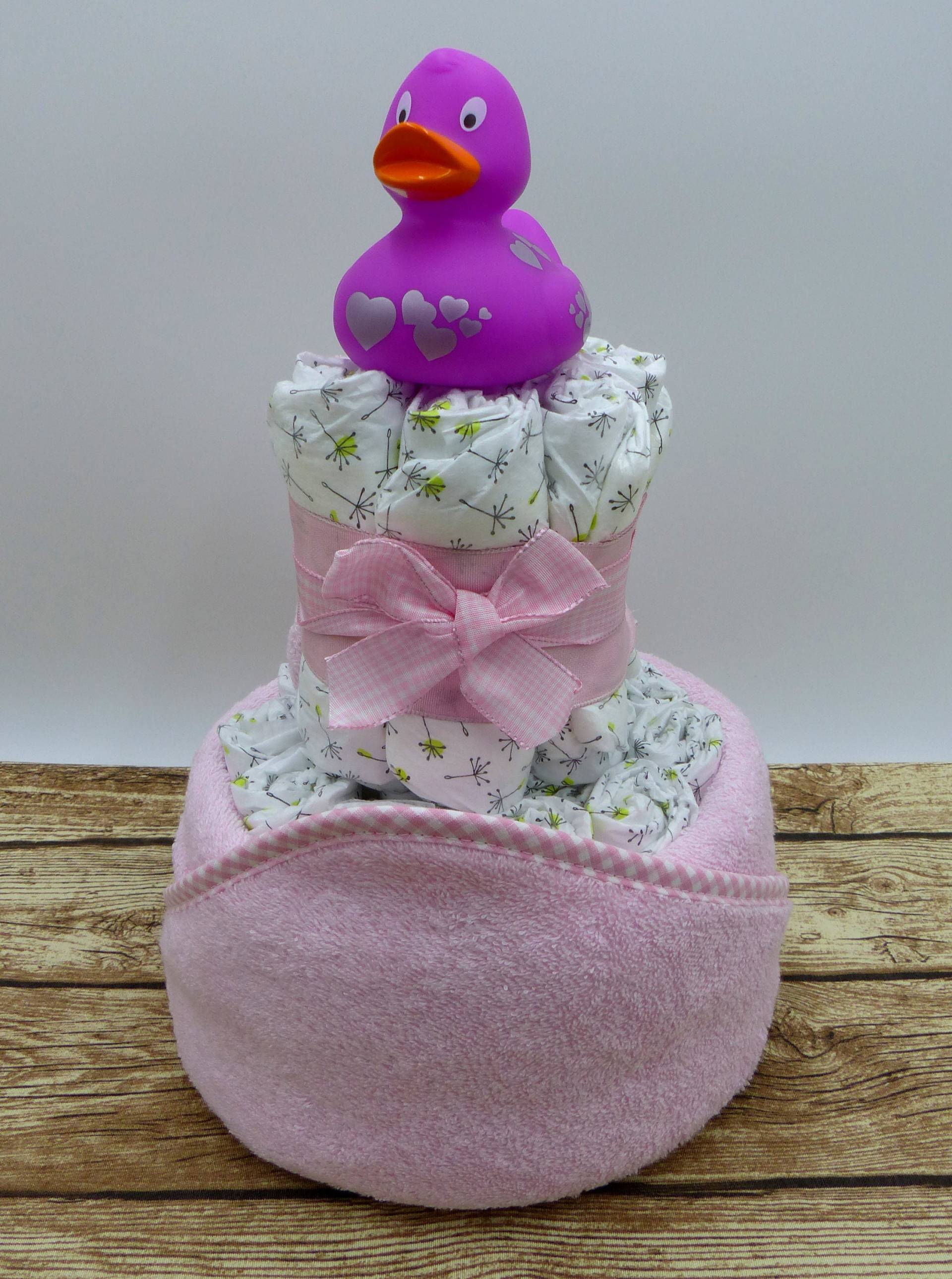 Windeltorte Badespaß Rosa Windeltorte Badespaß Rosa von Etsy - geschenkelibelle