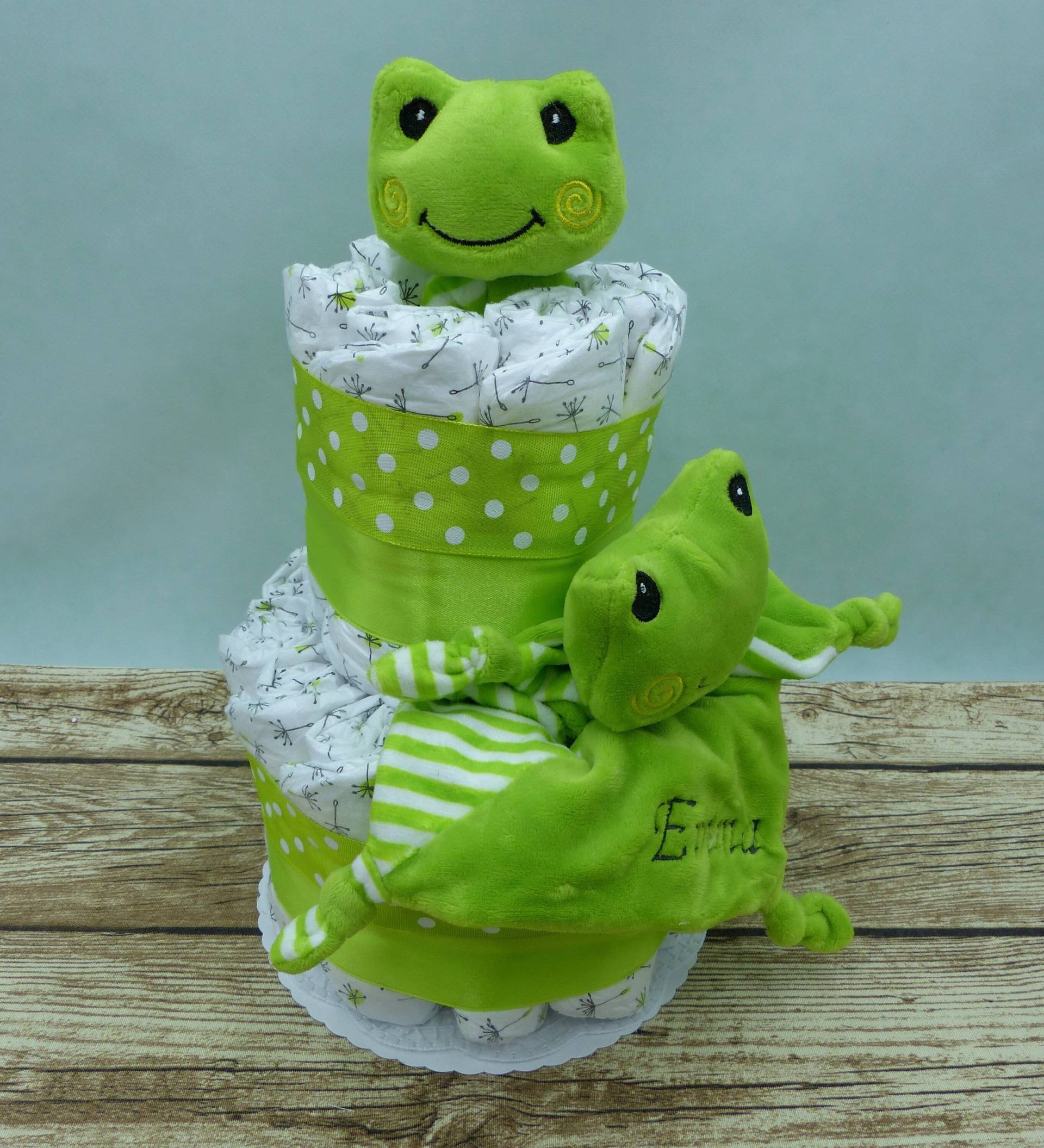 Windeltorte Kleiner Frosch Windeltorte Kleiner Frosch von Etsy - geschenkelibelle