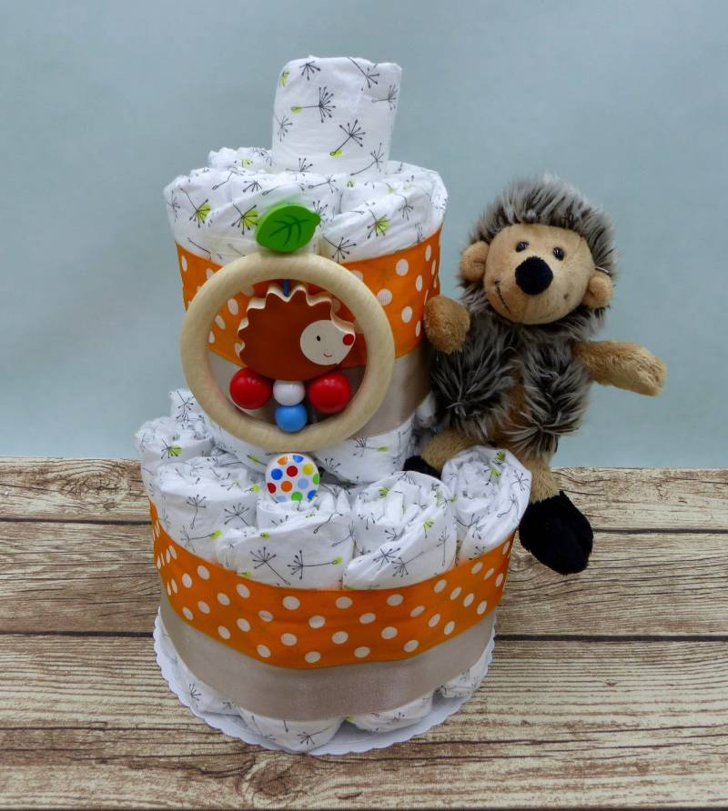Windeltorte Kleiner Igel Windeltorte Kleiner Igel von Etsy - geschenkelibelle
