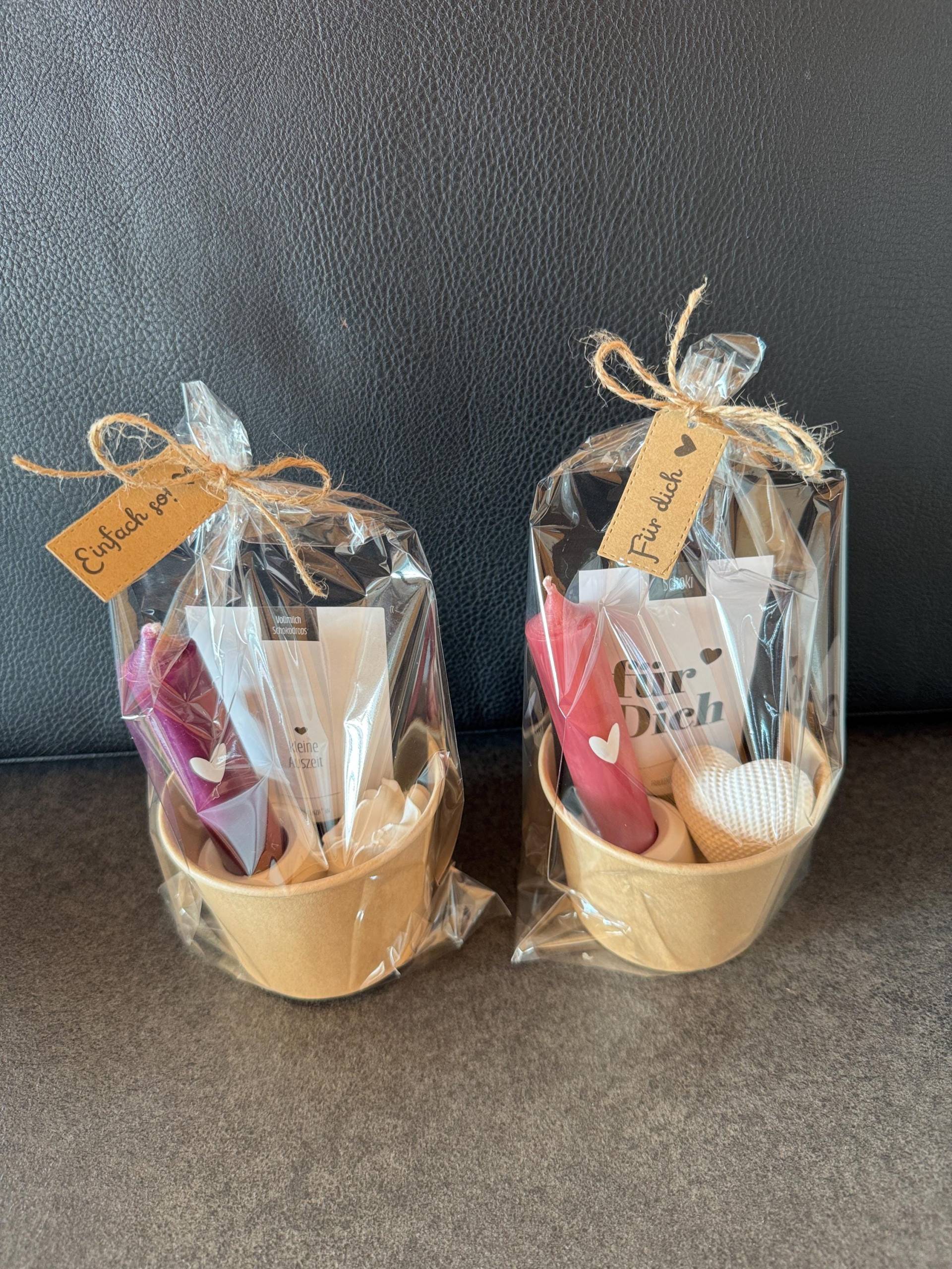 Geschenk Set Raysin Keraflott Schoko Kerze Kerzenständer Herz Rose Im Becher Geburtstag Valentinstag Muttertag Lieblingsmensch Oma von Etsy - handmadebyKerstinS