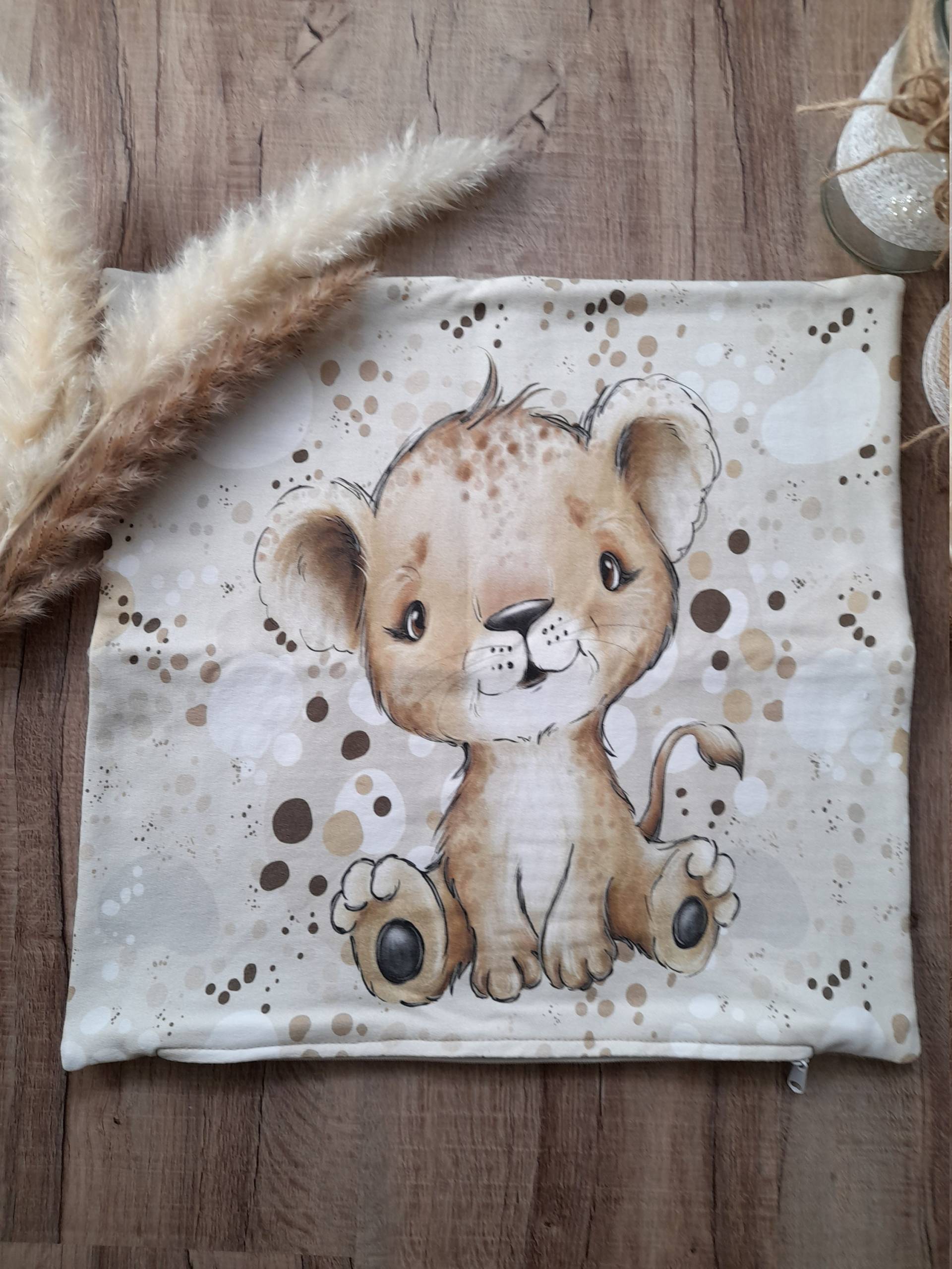 Kissenbezug, Kissenhülle, Babykissen Mit Löwe von Etsy - handmadebyalexK