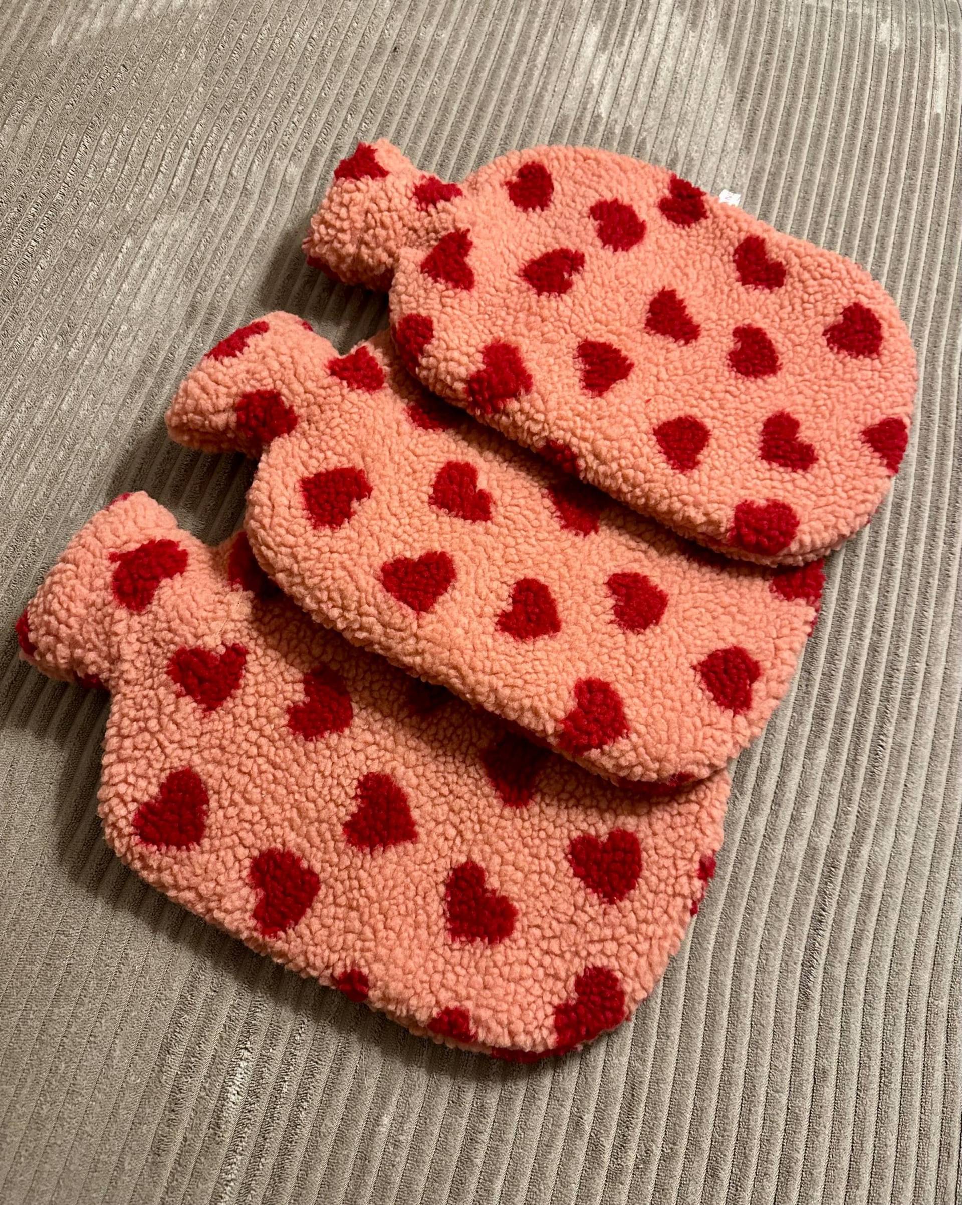 Teddy Wärmflasche Herzen von Etsy - hansenadel