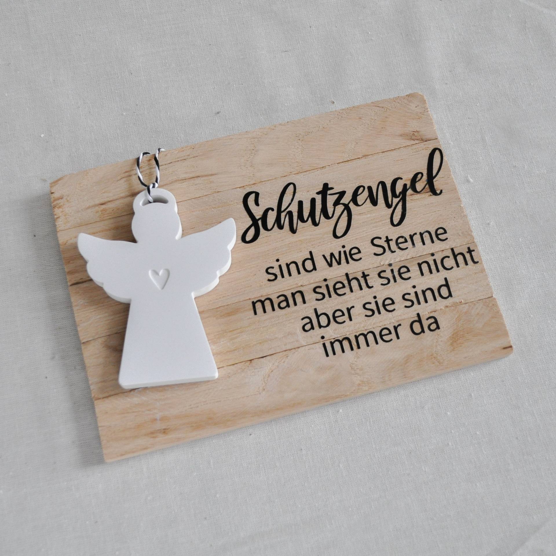 Schutzengel, Schutzengelbrett, Geschenk, Holzklötzchen von Etsy - hausgemachtShop