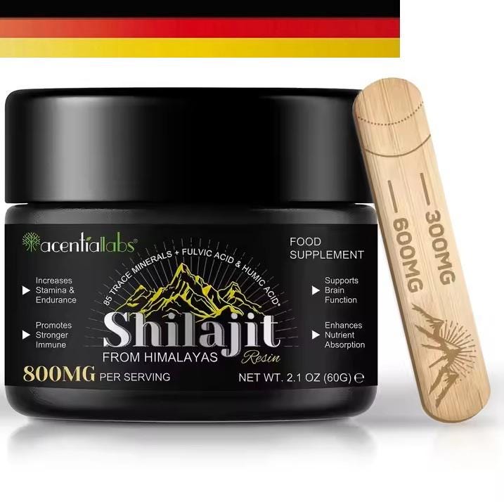 Shilajit Original Himalaya Bio, 60G Resin Pures Mit Fulvinsäure Und 85+ Spurenelementen, 800 Mg Shilajit Original Himalaya Bio, 60G Resin Pures Mit Fulvinsäure Und 85+ Spurenelementen, 800 Mg von Etsy - healtde