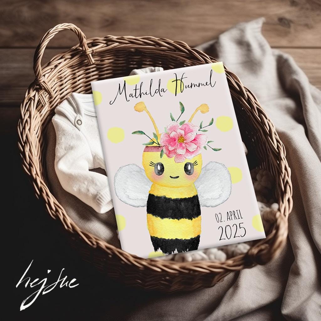 U Heft Hülle Impfpasshülle Hummel Biene, Uheft & Impfpass Mädchen von Etsy - hejsue