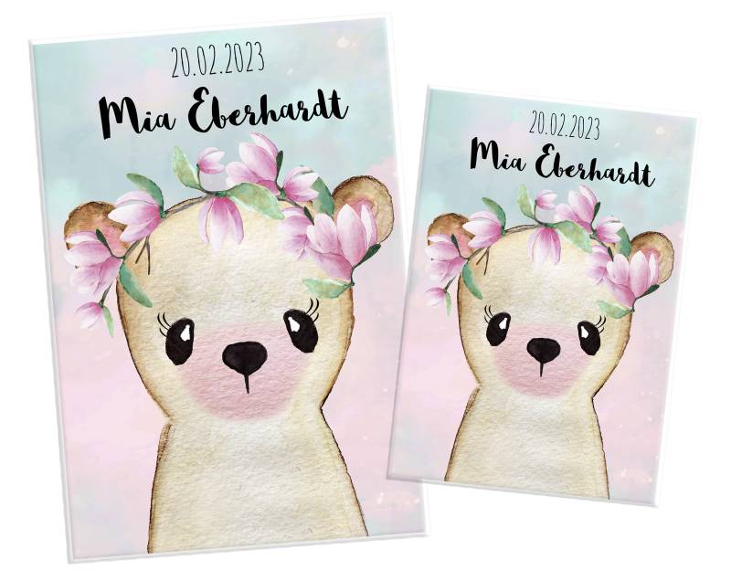 U-Hefthülle Impfpasshülle Bär Blumen, Uheft, Impfpass, Geschenk Zur Geburt U-Hefthülle Impfpasshülle Bär Blumen, Uheft, Impfpass, Geschenk Zur Geburt von Etsy - hejsue