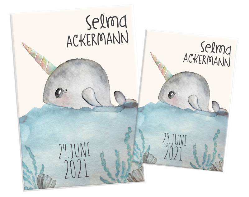 Uheft Hülle Impfpasshülle Name, & Impfpass Narwal Uheft Hülle Impfpasshülle Name, & Impfpass Narwal von Etsy - hejsue