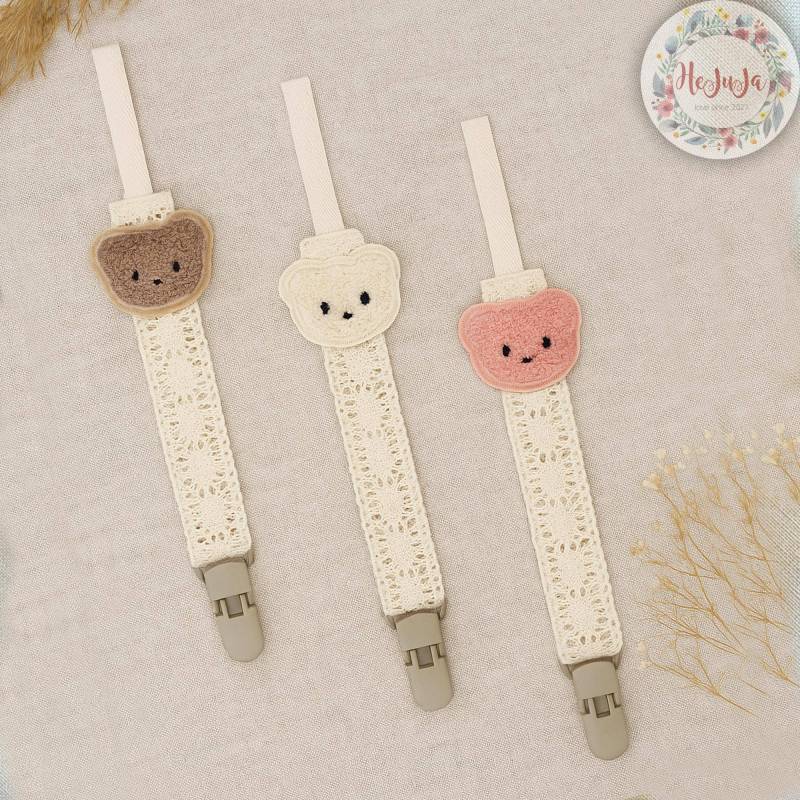 Schnullerband Fein Teddy Bär Mehrere Farben Schnullerclip von Etsy - hejujashop