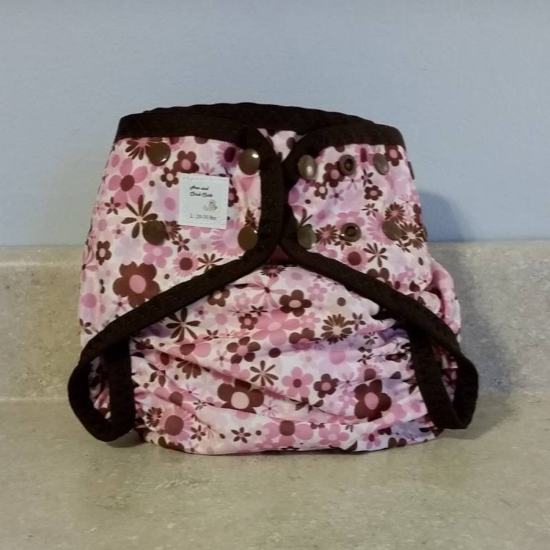 Große Pul Windel Abdeckung Mit Bein Gussets - 20 Bis 30 Pfund-Blumen-23017 von Etsy - henandchickcloth