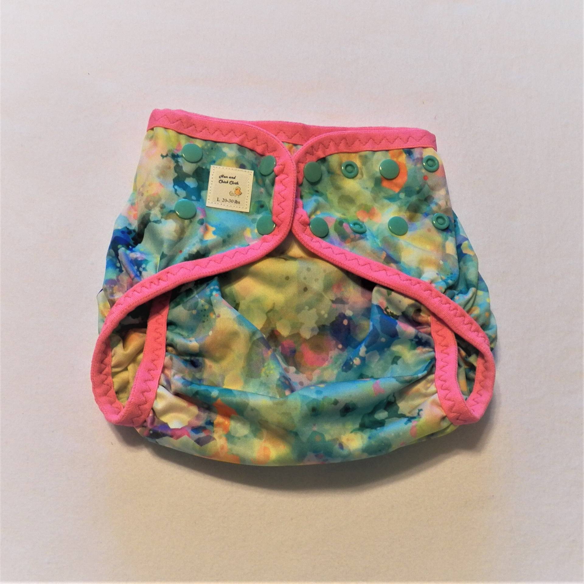 Große Pul Windel Abdeckung Mit Bein Gussets - 20 Bis 30 Pfund- Farbe Splash | Inv #23022 von Etsy - henandchickcloth