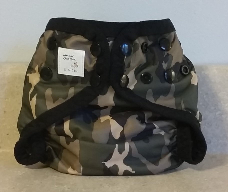 Kleine Pul Windel Abdeckung Mit Bein Gussets - 6 Bis 12 Pfund- Camo- 21001 von Etsy - henandchickcloth