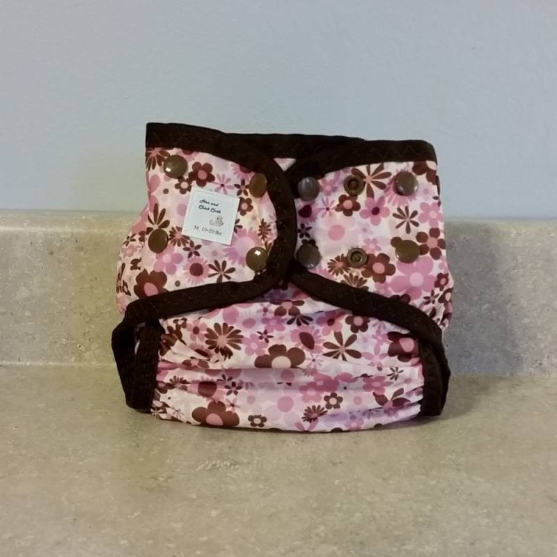 Mittlere Pul Windel Abdeckung Mit Bein Gussets - 10 Bis 20 Pfund-Blumen-22015 von Etsy - henandchickcloth