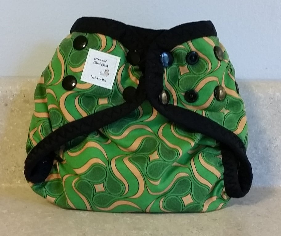 Neugeborenen Pul Windel Abdeckung Mit Bein Gussets - 4 Bis 9 Pfund Grüne Wirbel 20005 Neugeborenen Pul Windel Abdeckung Mit Bein Gussets - 4 Bis 9 Pfund Grüne Wirbel 20005 von Etsy - henandchickcloth