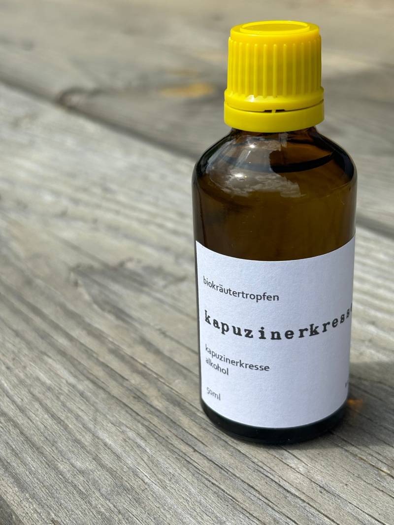 Bio Kapuzinerkresse Tinktur 50Ml von Etsy - herzwerkAT