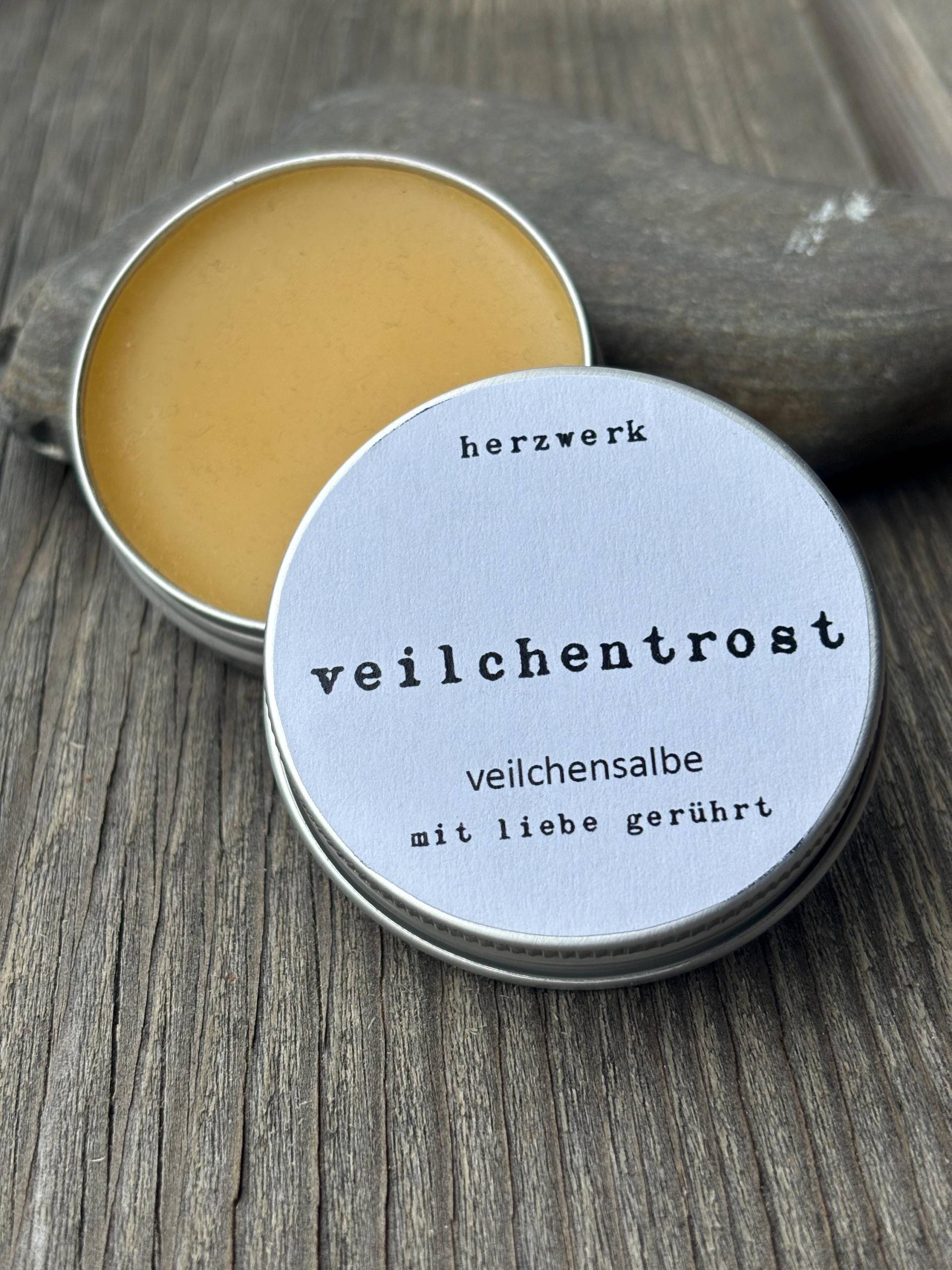 Veilchentrost - Veilchensalbe Aus Wildsammlung | Sanfte Naturkosmetik Für Empfindliche Haut Handgerührt & Pflanzenbasiert von Etsy - herzwerkAT