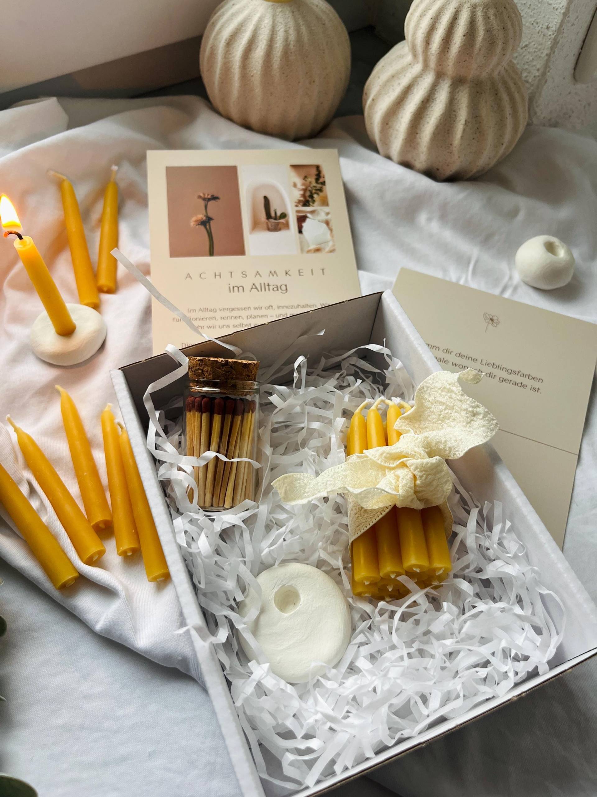 Achtsamkeitsbox | 30-Minuten-Kerzen 20-Minuten-Kerzen Geschenkbox Mindfullness Auszeit Selbstliebe Ritualkerzen Meditation von Etsy - heycalma