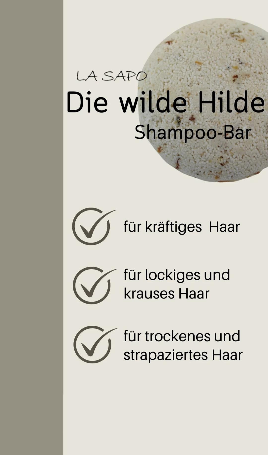 La Sapo Shampoo Bar "Die Wilde Hilde' von Etsy - hocuspocusZauberhaut