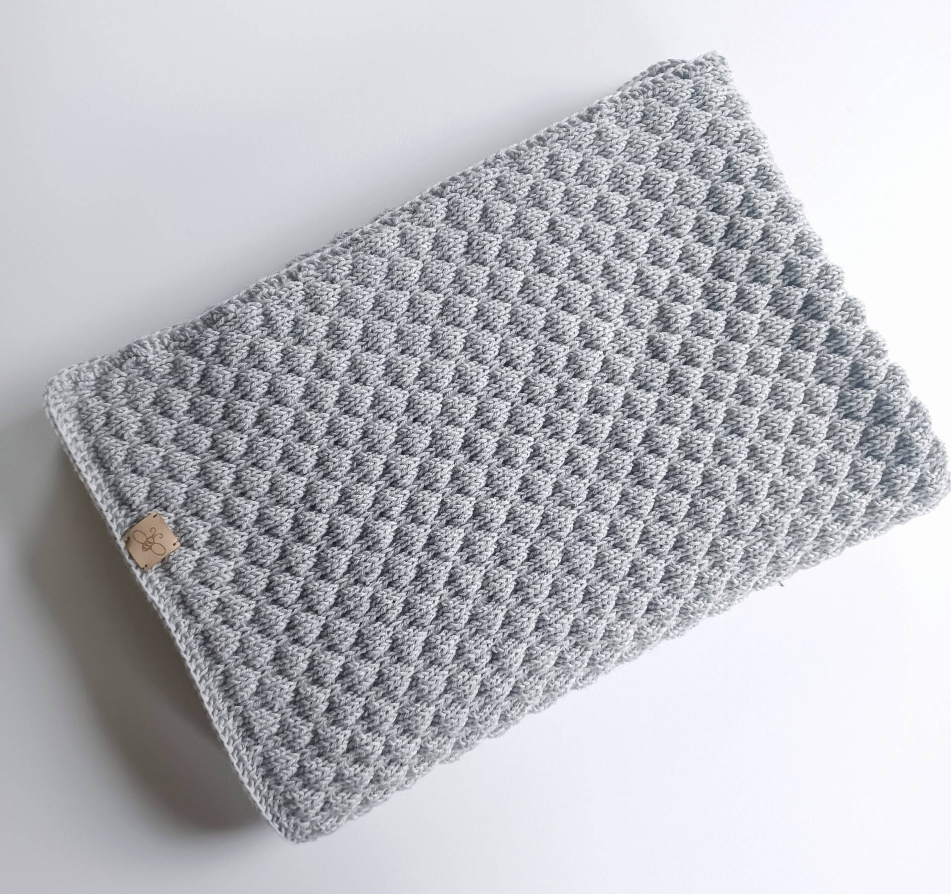 Weiche Babydecke Aus Merinowolle Extrafein 100 % in Hellgrau Meliert Gestrickt Weiche Babydecke Aus Merinowolle Extrafein 100 % in Hellgrau Meliert Gestrickt von Etsy - hummelchenantje