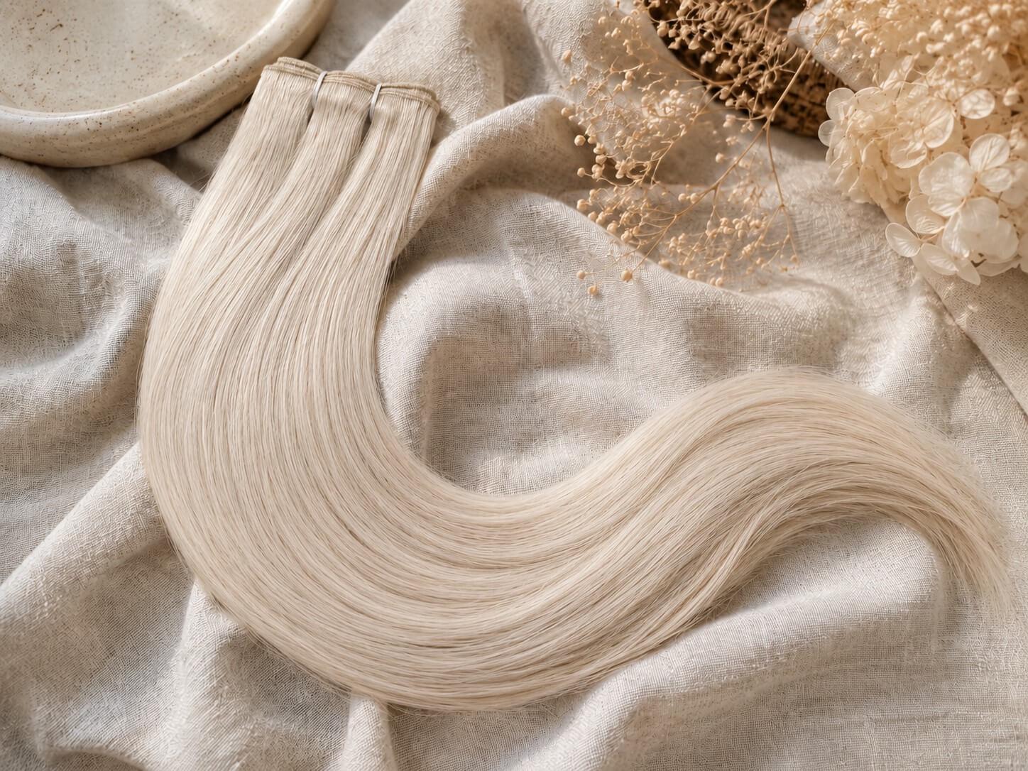 Premium Braided Human Hair Weft | Natural Texture Fuller Ends von Etsy - iExtension
