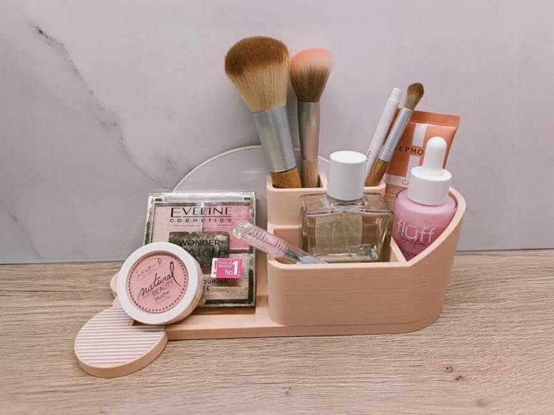 Make-Up Organizer Modern Premium - Schminkorganizer Für Kosmetik, Pinsel & Parfum Aufbewahrung in Vielen Farben von Etsy - iliorganizesystem