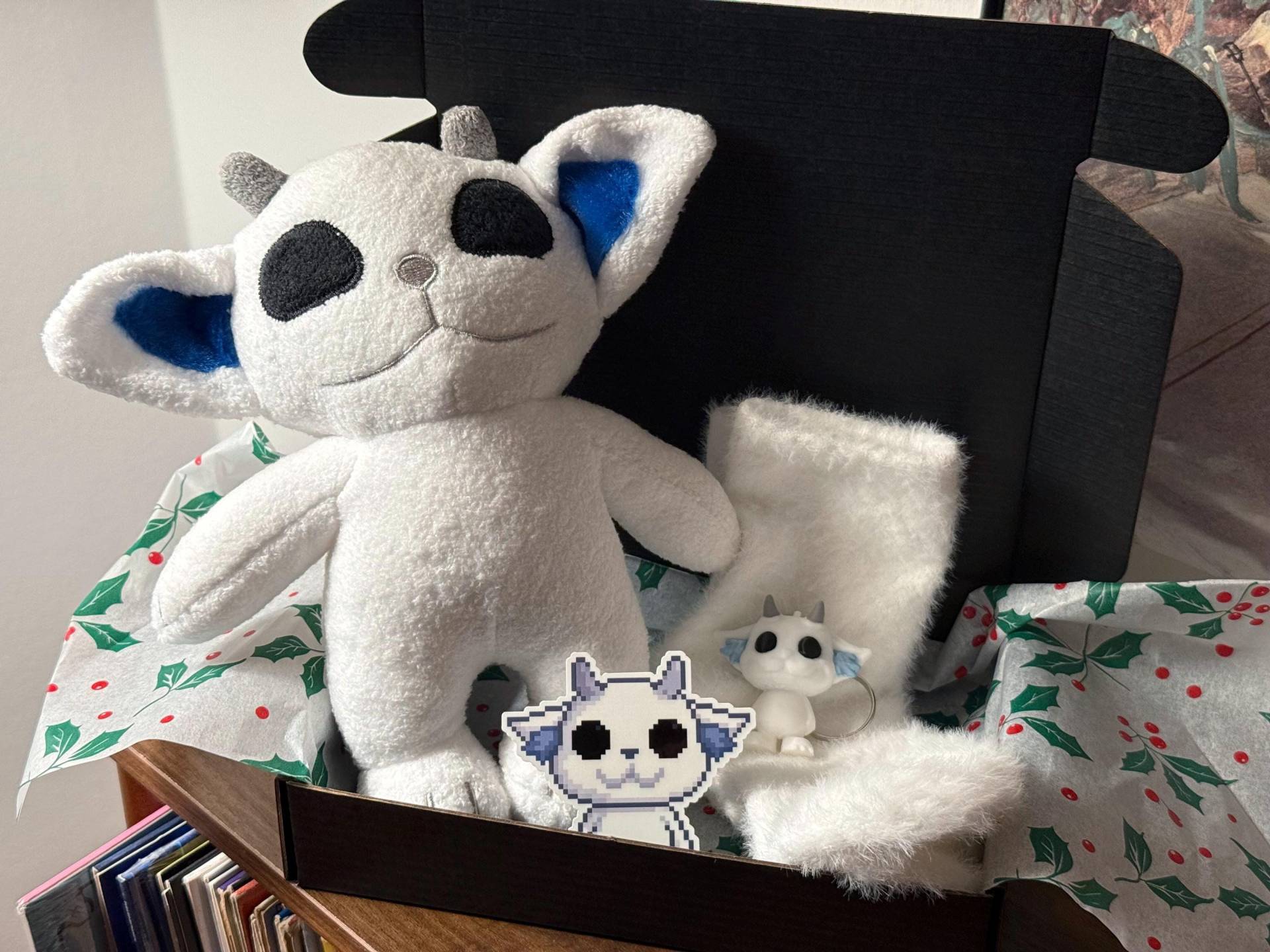 Ned Geschenkset „Burr Basket" - Plüschfigur, Sticker, Keychain & Kuschelsocken Weihnachtsgeschenk Twenty One Pilots, Breach Neds Bayou von Etsy - illeux