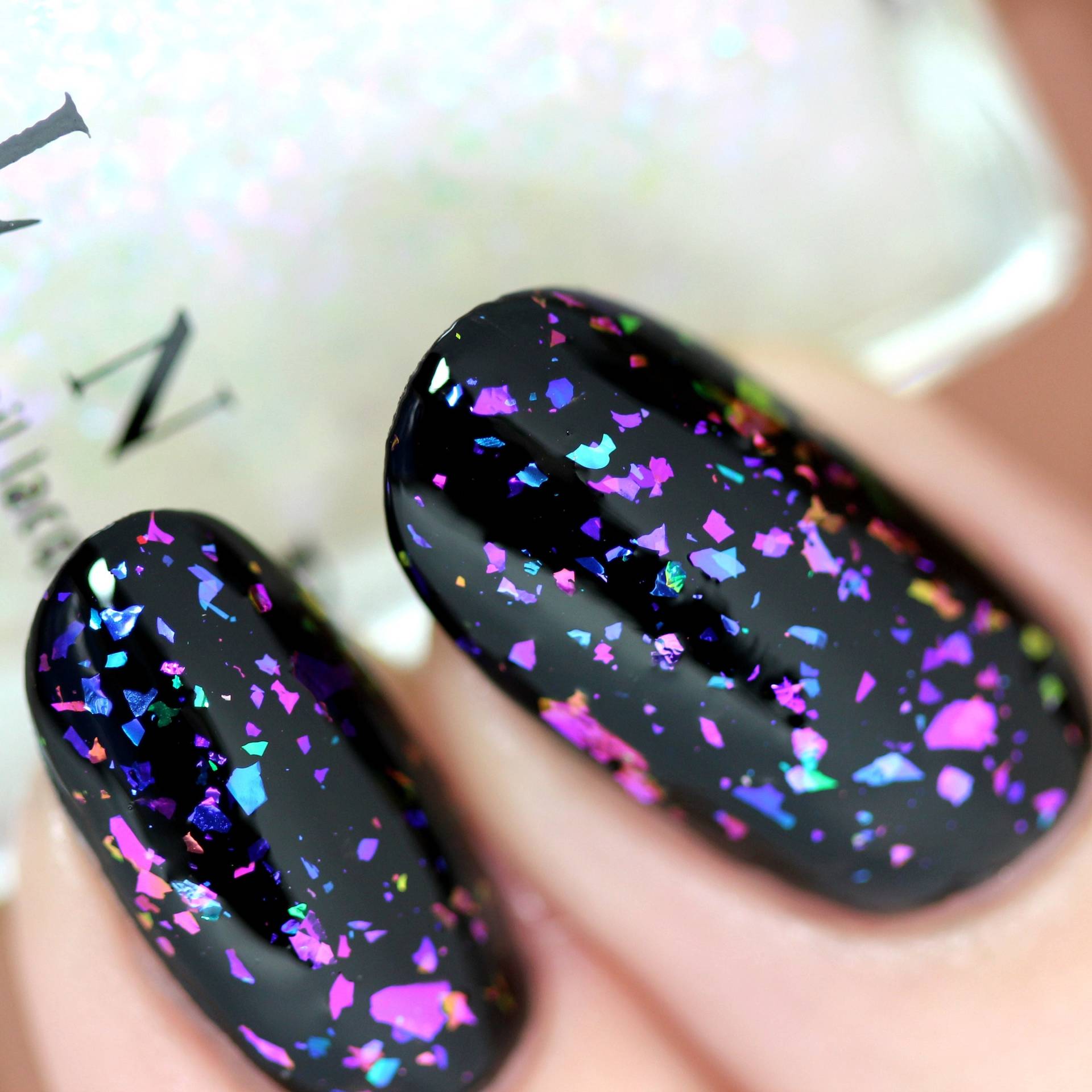 Looking Glass - Blau, Lila, Rosa Farbverschiebung Schillernd Flakie Topper Nagellack Looking Glass - Blau, Lila, Rosa Farbverschiebung Schillernd Flakie Topper Nagellack von Etsy - ilnpbrand