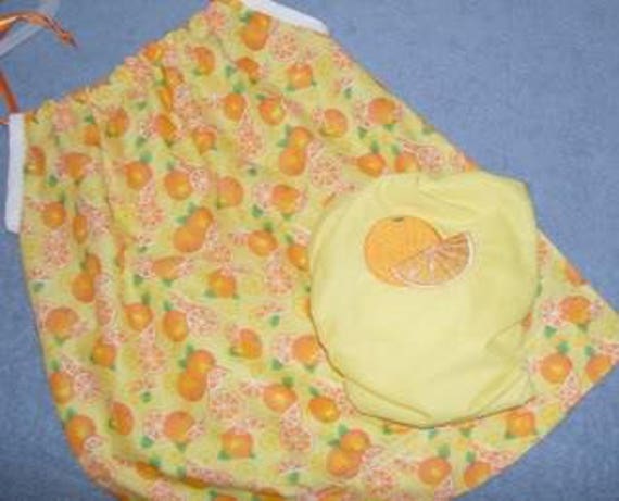 Orangen Kissenbezug Kleid Set W/Ai2 | Groß von Etsy - jenncatsmeow