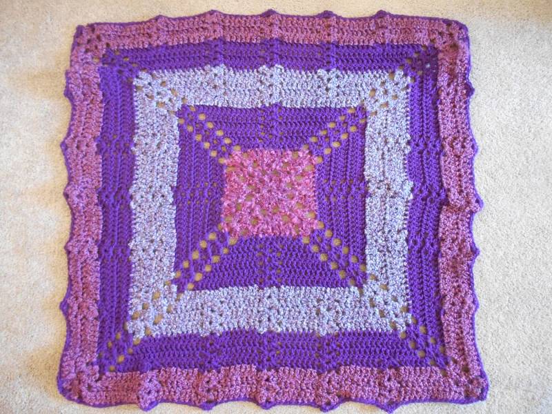 Handgehäkelte Babydecke Boho Style in Lila, Lavendel Und Rose Handgehäkelte Babydecke Boho Style in Lila, Lavendel Und Rose von Etsy - jenniferh72