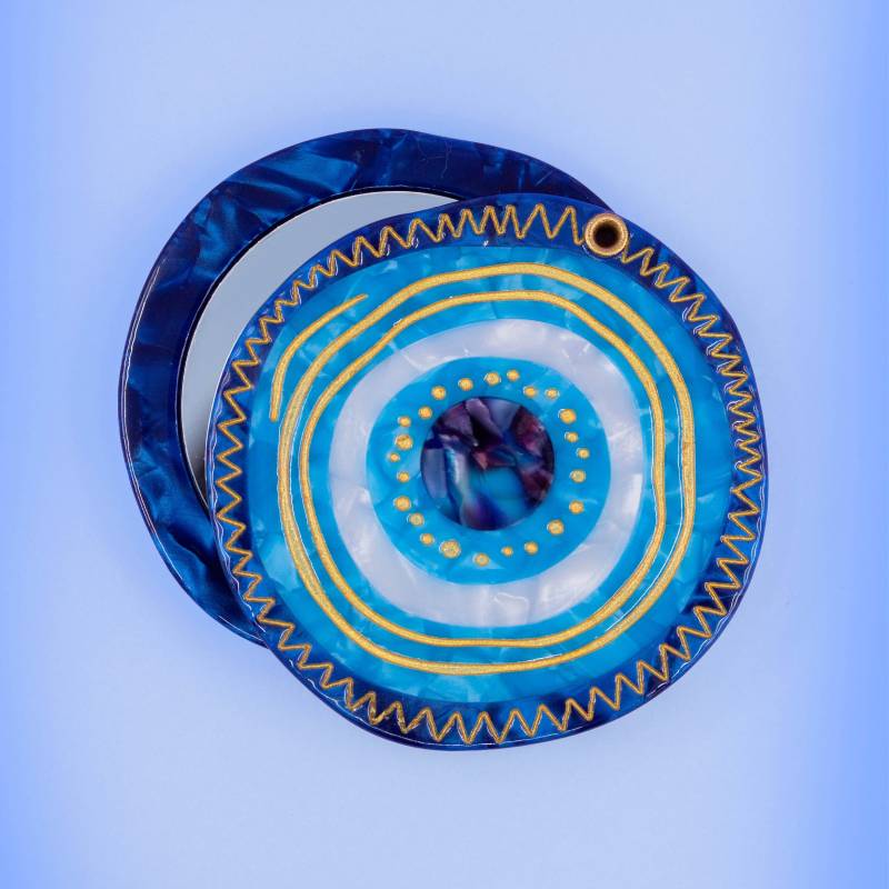 Kem Göz Nazar Evil Eye Taschenspiegel | Türkisch Blaues Auge Glücksspiegel Modernes Geschenk Für Ihren Glücksbringer Schickes Luxus-Geschenk Sie Kem Göz Nazar Evil Eye Taschenspiegel | Türkisch Blaues Auge Glücksspiegel Modernes Geschenk Für Ihren Glücksbringer Schickes Luxus-Geschenk Sie von Etsy - joannabehar