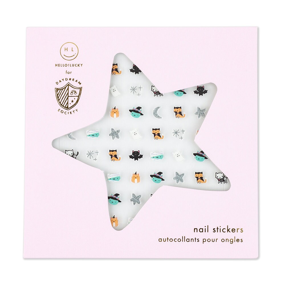 Halloween Katze Nagelsticker - Packung Mit 1, 100 Stickern von Etsy - jollityandco