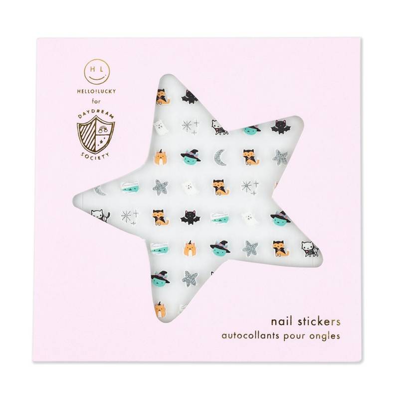 Halloween Katze Nagelsticker - Packung Mit 1, 100 Stickern von Etsy - jollityandco