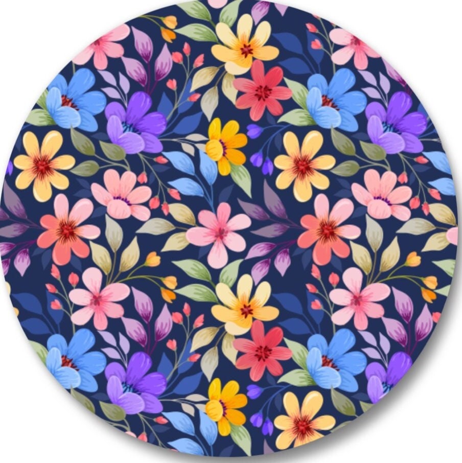 Floral Garten Muster Auf Einem 3 "Taschenspiegel von Etsy - jstuartstudio