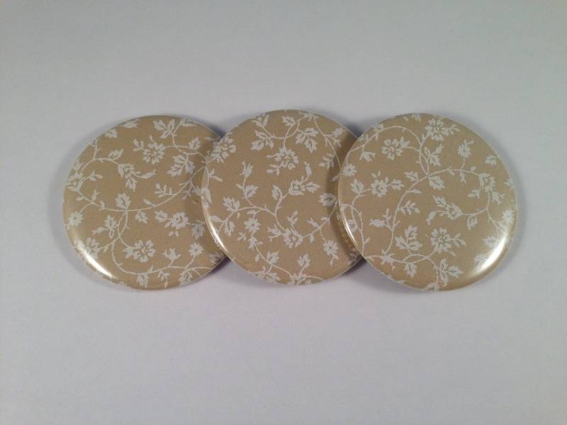 Elegante Florale Taschenspiegel von Etsy - katiefavors