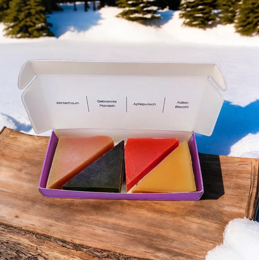Winterseifen Auswahl in Der Geschenkbox - Vegan, Plastikfrei Und Ohne Palmöl Winterseifen Auswahl in Der Geschenkbox - Vegan, Plastikfrei Und Ohne Palmöl von Etsy - kleineAuszeit