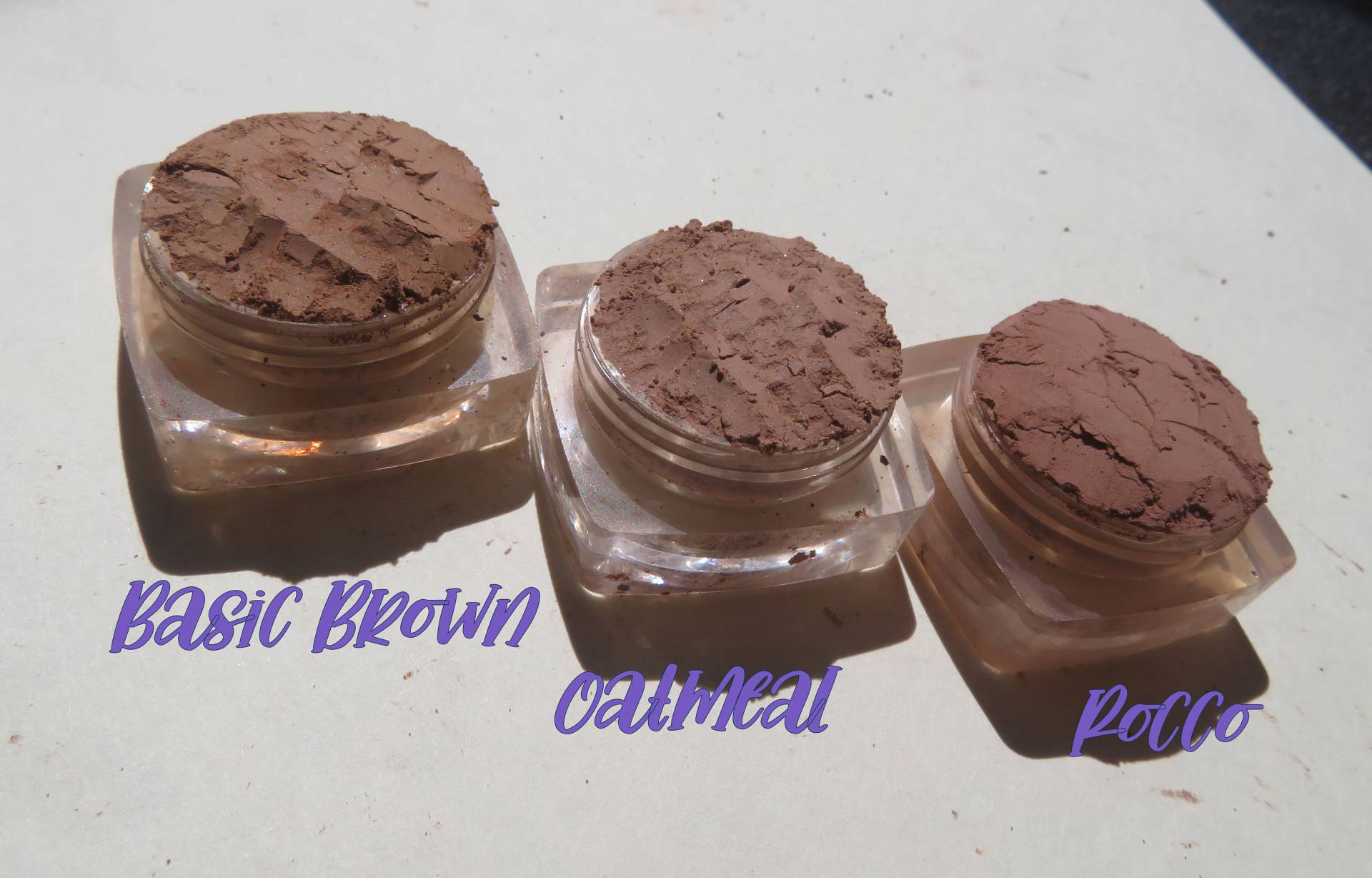 Matte Brown Mineral Eyeshadow Vegan Geschenk-Set Rocco, Oatmeal, Basic von Etsy - kmms
