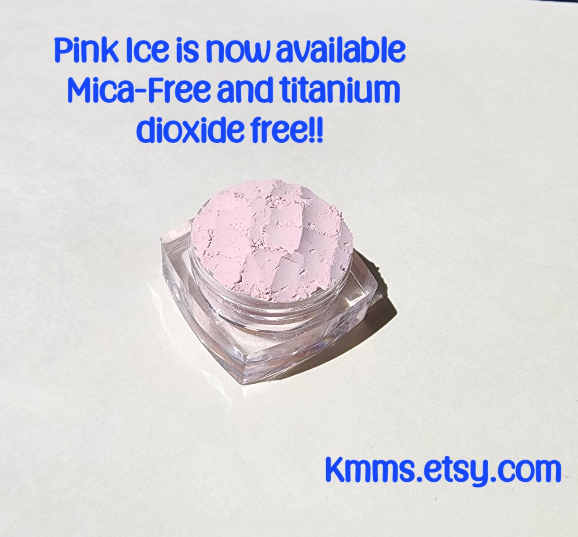 Pink Ice - Mica-Free & Titanium Dioxide Matte Hellrosa Lidschatten, Vegane Lose Pigmente, Karminfrei, Ohne Grausamkeit Pink Ice - Mica-Free & Titanium Dioxide Matte Hellrosa Lidschatten, Vegane Lose Pigmente, Karminfrei, Ohne Grausamkeit von Etsy - kmms