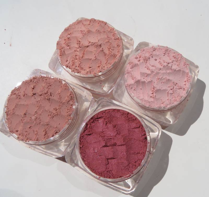 Vegan Mineral Blush Samples Tierversuchsfreie, Karminfreie Puderrouge-Tester von Etsy - kmms