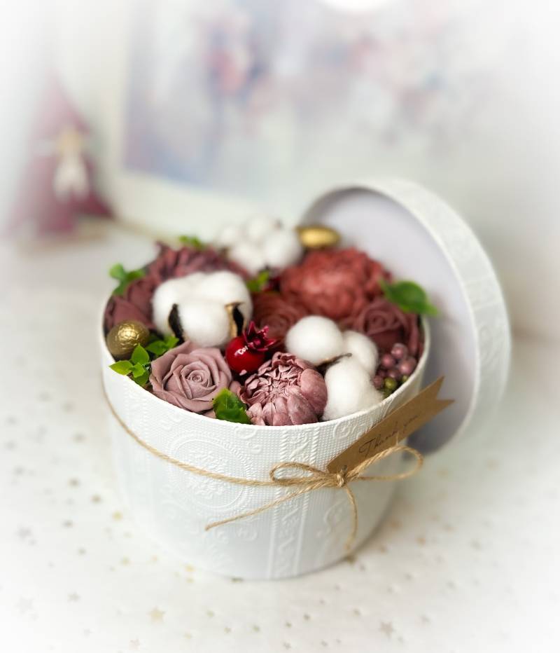 Blumenseifenkiste "Anabel" von Etsy - kmsoapart