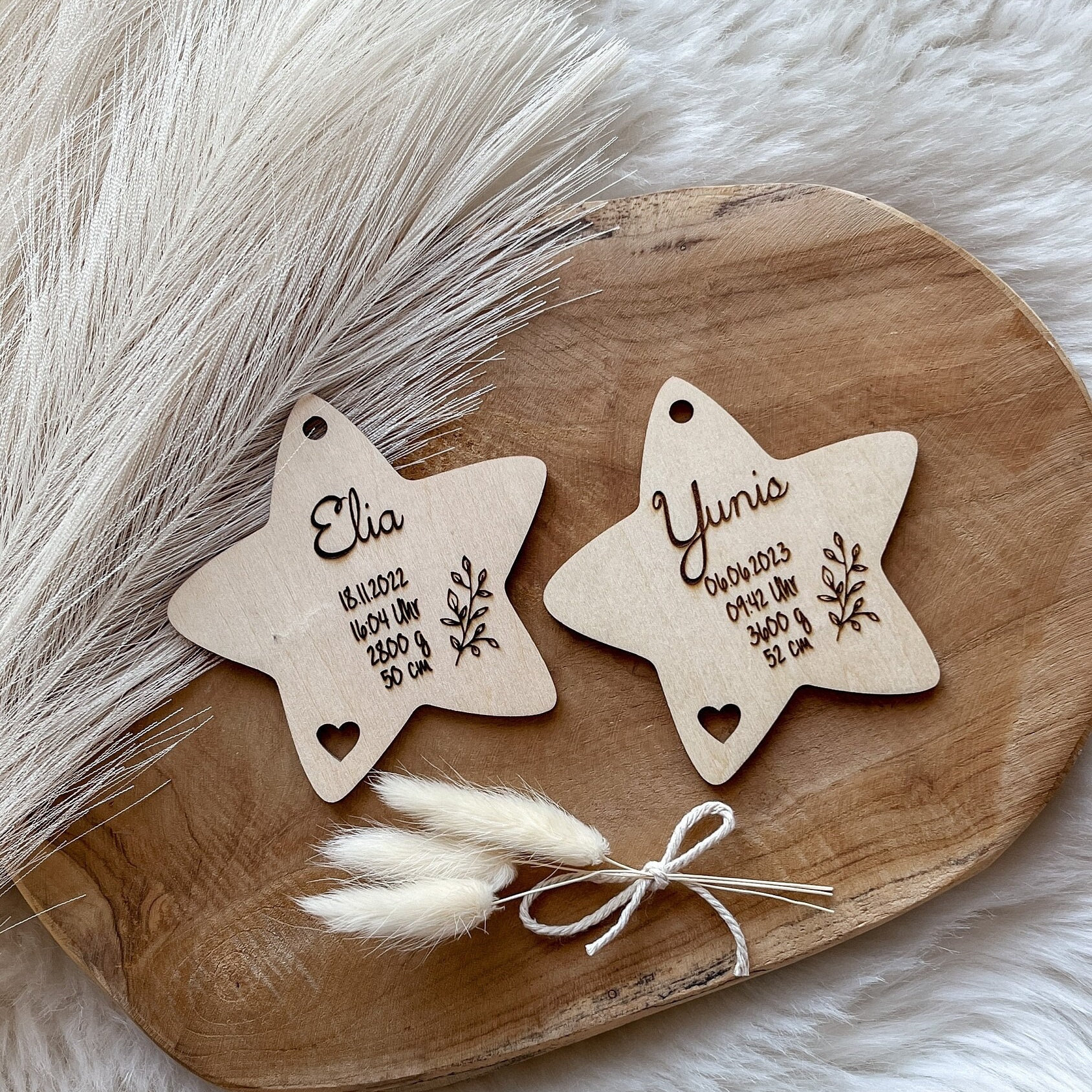 Personalisiertes Holzschild Mit Namen Und Geburtsdaten von Etsy - knoetchenliebe