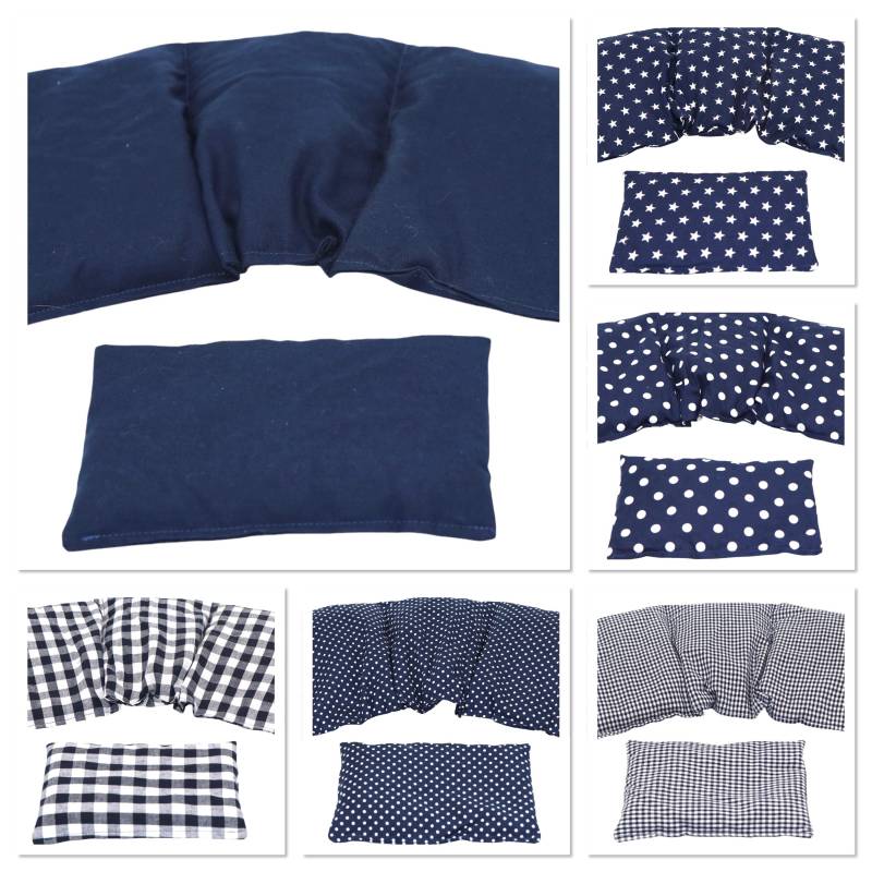 2 Er Set 6 Designs 3 Kammer 36 X 17 cm " Blau Uni Kirschkernkissen Körnerkissen Wärmekissen Xxl Weizen Dinkel Raps Dinkelkissen von Etsy - koernerkissen