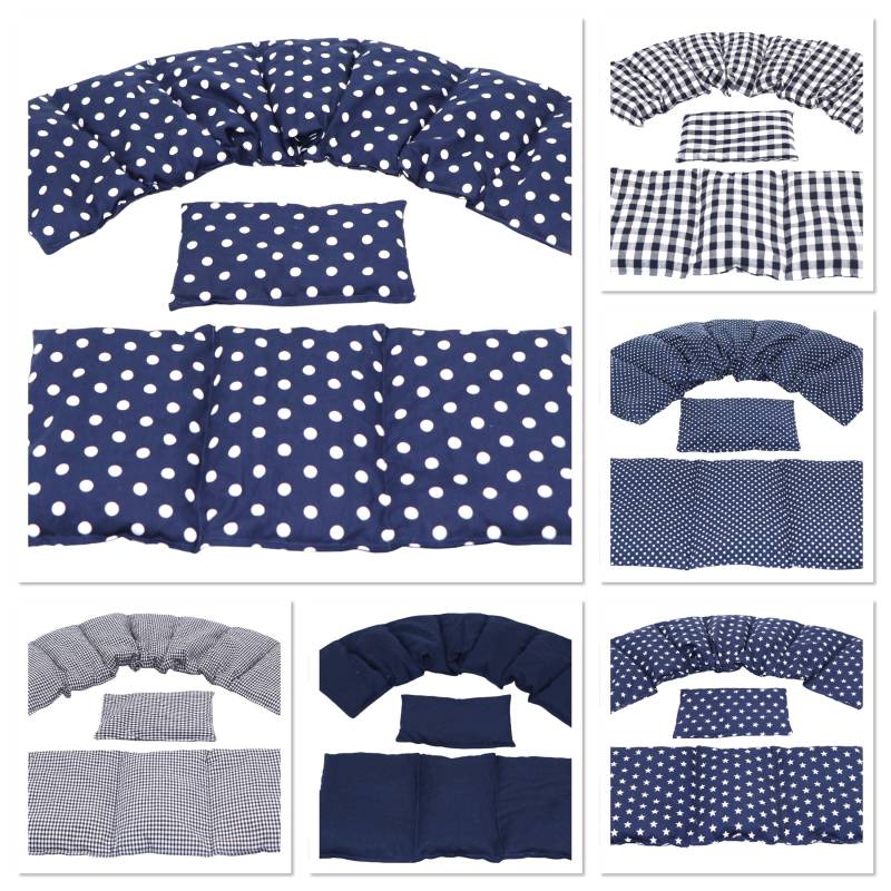 3 Er Set " 6 Designs 66 X17 cm Blau Punkte 7 Kammer Kirschkernkissen Körnerkissen Wärmekissen Xxl Weizen Dinkel Raps Trauben von Etsy - koernerkissen