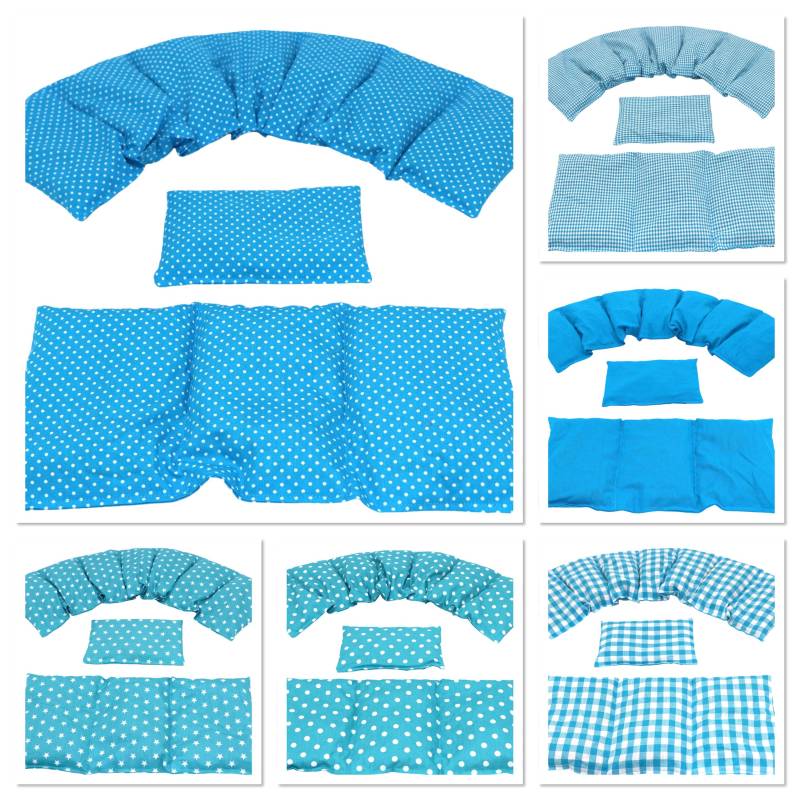 3 Er Set " 6 Designs "7 Kammer 66 X17 cm Türkis Kl. Punkte" Kirschkernkissen Körnerkissen Wärmekissen Xxl Weizen Dinkel Raps Trauben von Etsy - koernerkissen