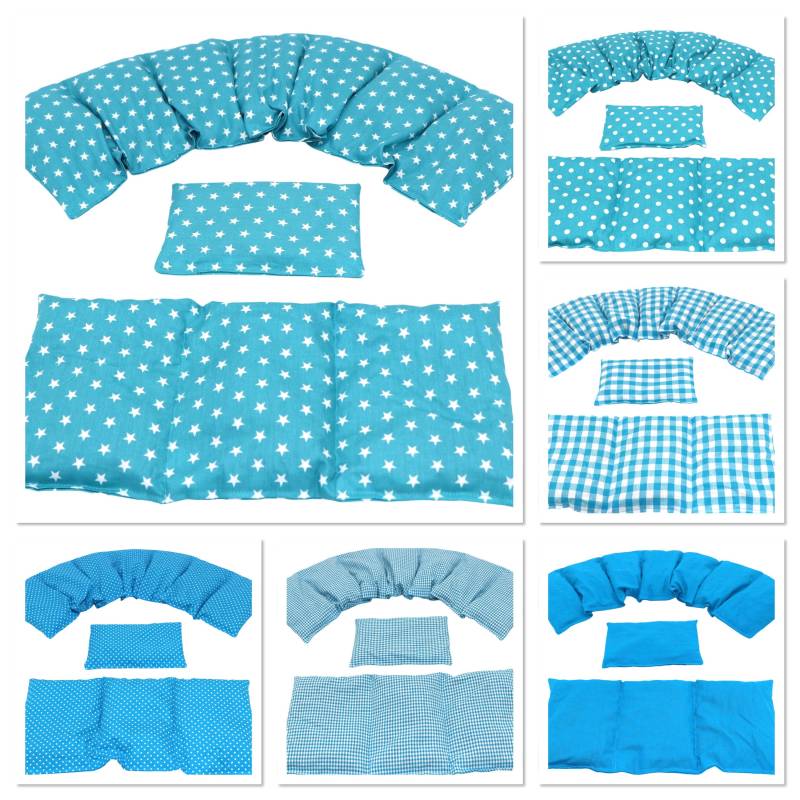 3 Er Set " 6 Designs "7 Kammer 66 X17 cm Türkis Sterne Kirschkernkissen Körnerkissen Wärmekissen Xxl Weizen Dinkel Raps Trauben von Etsy - koernerkissen