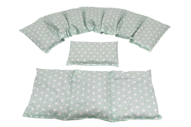 3 Er Set 66 X 17 cm 7 Kammer " Mint Sterne Kirschkernkissen 6 Designs Körnerkissen Wärmekissen Xxl Weizen Dinkel Raps Trauben von Etsy - koernerkissen