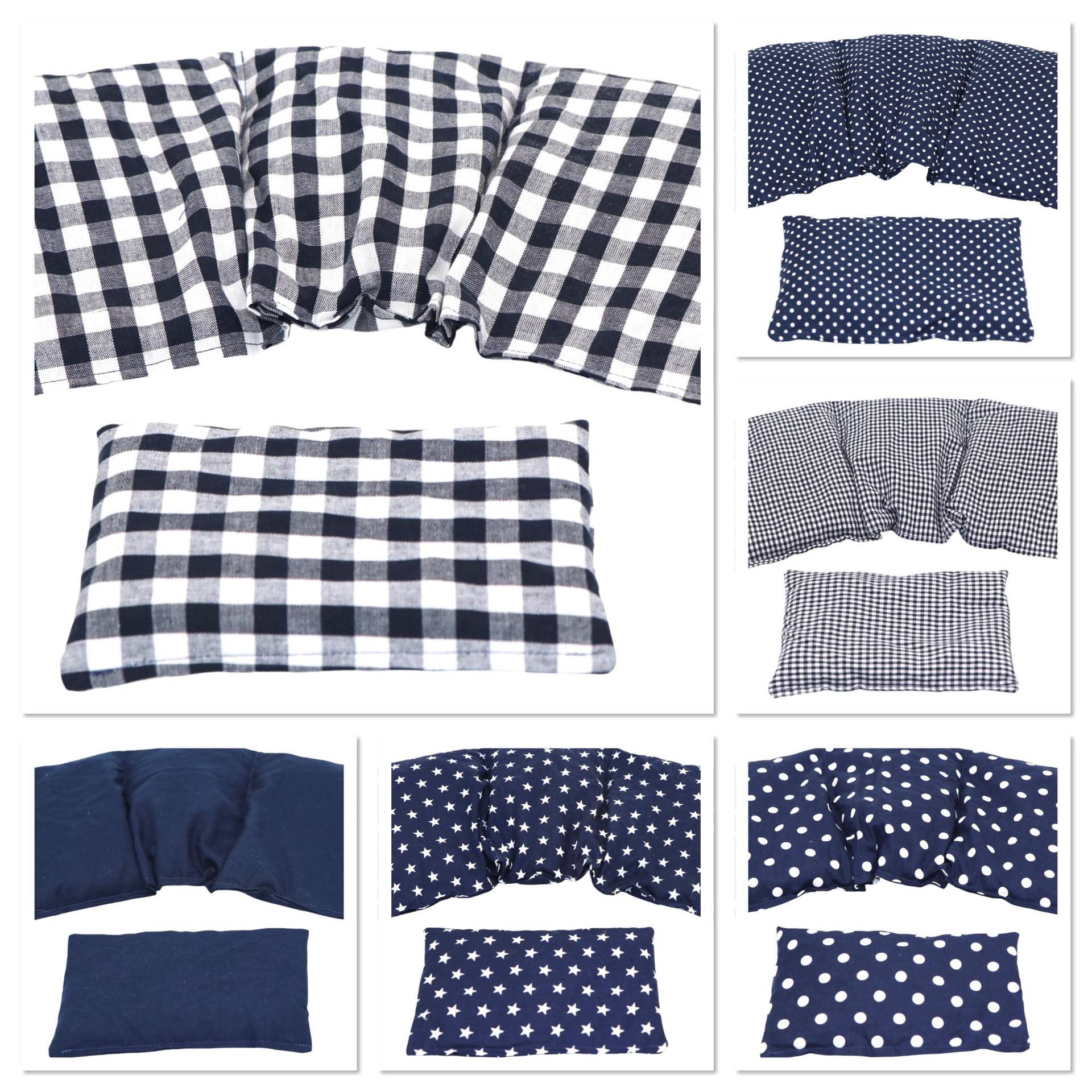 6 Designs 3 Kammer 2 Er Set 36 X 17 cm " Blau Karo Kirschkernkissen Körnerkissen Wärmekissen Xxl Weizen Dinkel Raps Dinkelkissen von Etsy - koernerkissen