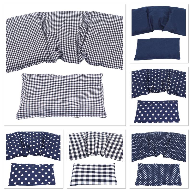 6 Designs 3 Kammer 2 Er Set 36 X 17 cm " Blau Kl. Karo Kirschkernkissen Körnerkissen Wärmekissen Xxl Weizen Dinkel Raps Dinkelkissen von Etsy - koernerkissen