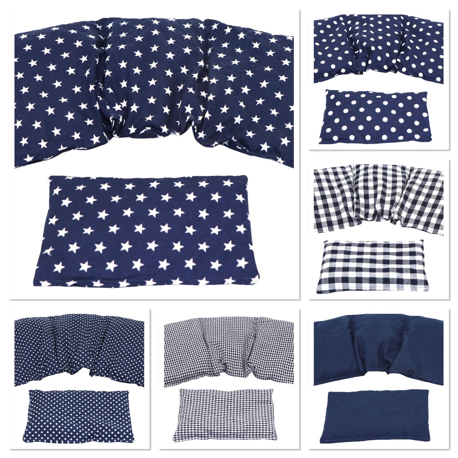 6 Designs 3 Kammer 2 Er Set 36 X 17 cm " Blau Sterne Kirschkernkissen Körnerkissen Wärmekissen Xxl Weizen Dinkel Raps Dinkelkissen von Etsy - koernerkissen
